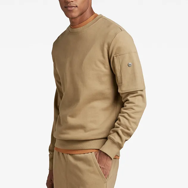 G STAR RAW Sweatshirts Men Dark Umber-4