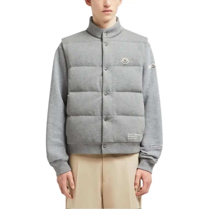MONCLER GENIUS Moncler X Fragment Hiroshi Fujiwara Button Up Padded Vest-1