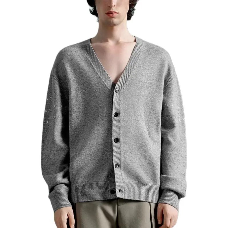 PEACEBIRD MEN x Daria Song Sweater Unisex Gray-2