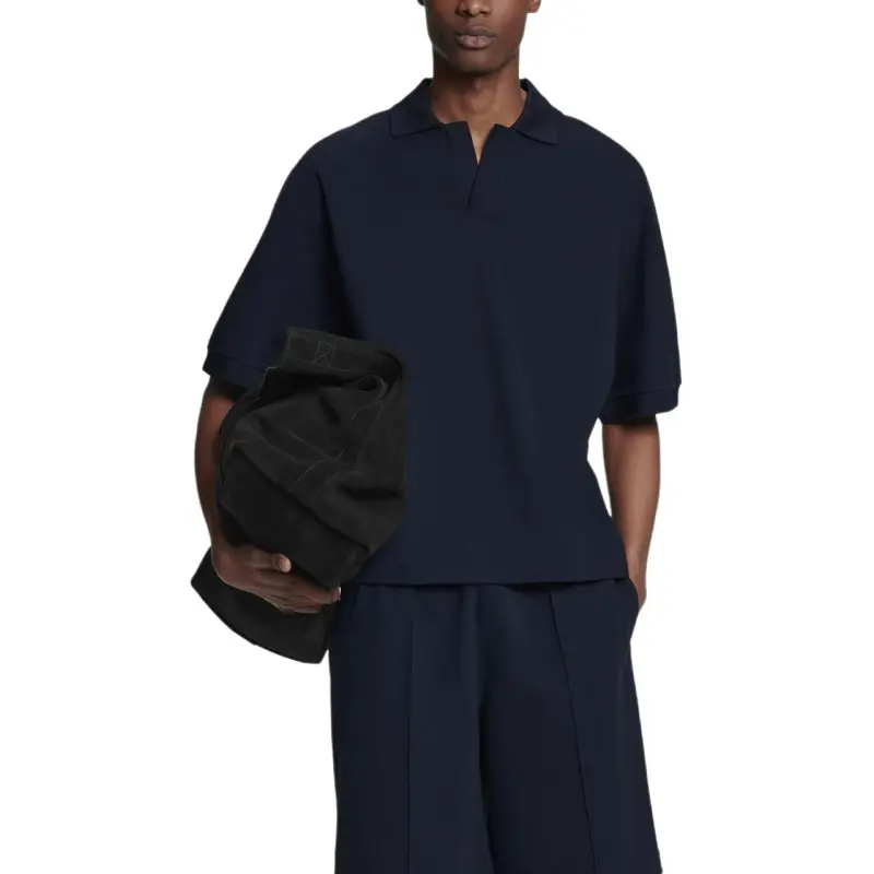 COS Polo Shirts Men Navy Blue-1