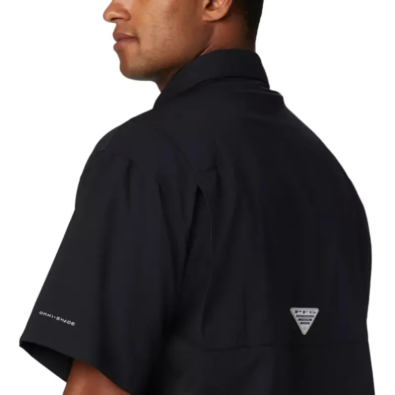 Columbia Men's Collegiate PFG Tamiami™ Shirt Men's Black-1