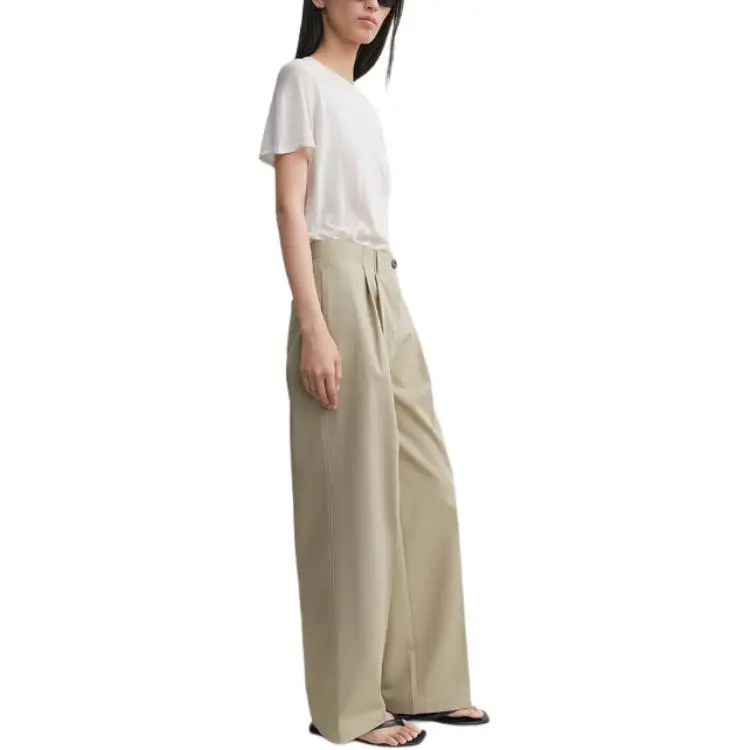 TOTEME Wide Leg Trousers-1