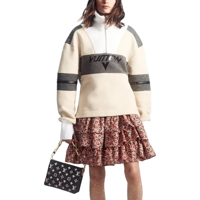 LOUIS VUITTON Winter Bloom Ruffled Mini Skirt-3