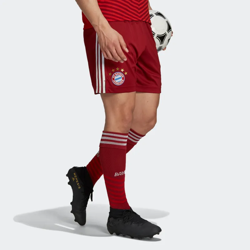 Adidas Bayern Munich Soccer Bottoms Men Red-3