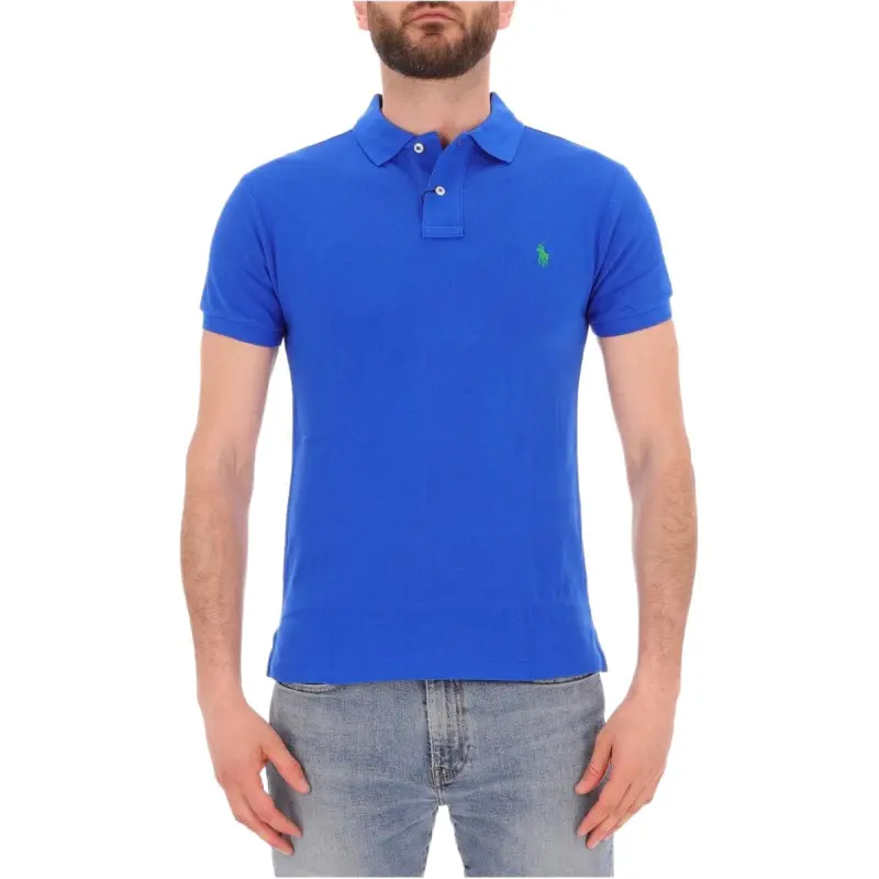 Polo Ralph Lauren Logo Embroidered Short Sleeved Polo Shirt-1