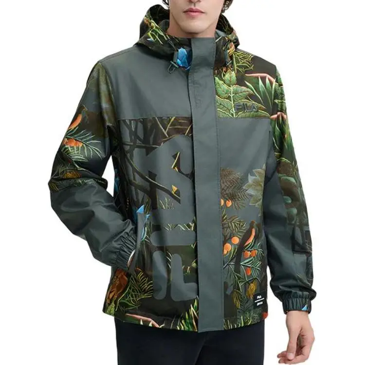 FILA x LUSUO Windbreaker Jacket Men's All Over Print-2