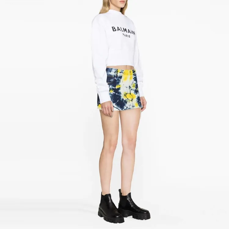 BALMAIN Logo Printed Highneck Sweater-3