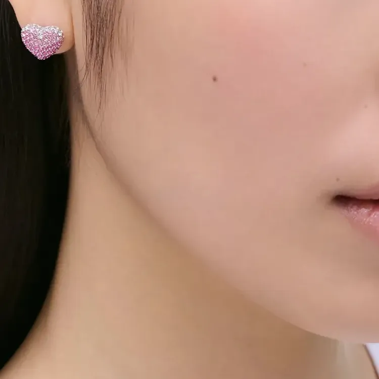 MARC JACOBS The Pavé Balloon Heart Earrings-2