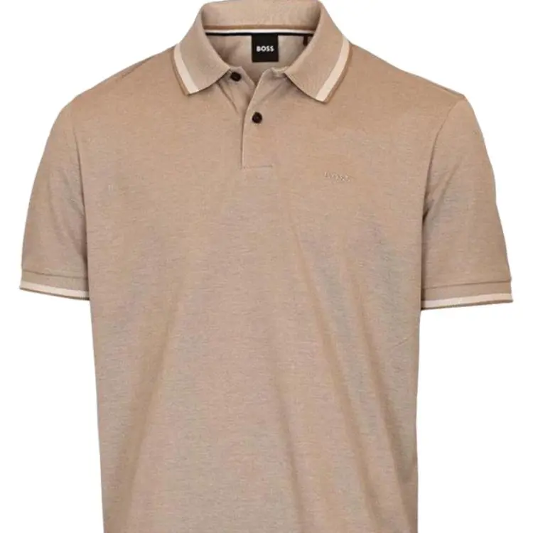 HUGO BOSS Polo Shirts Men Beige-2