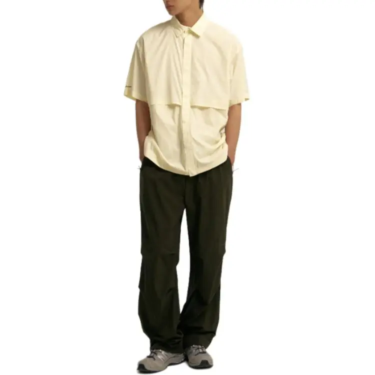 SALOMON Shirts Men Beige-3