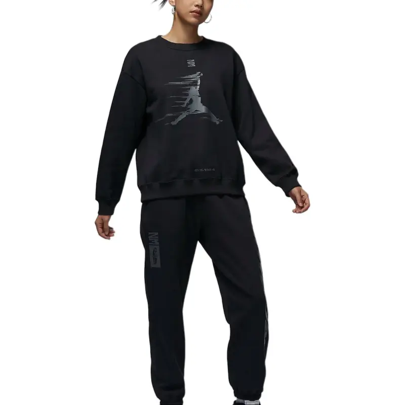 Jordan Brooklyn Fleece Sweatshirt Women's Black-2