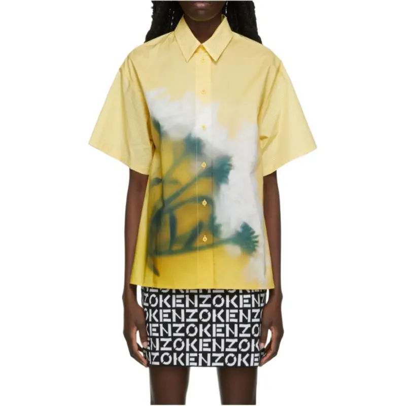 KENZO Shirts Women's Yellow-5