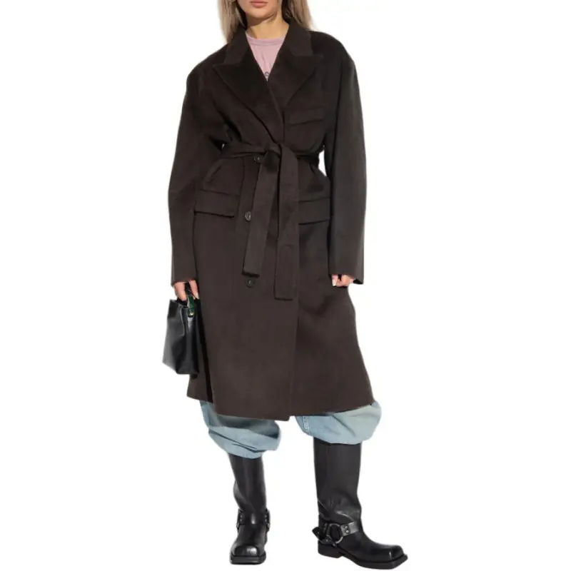 Acne Studios Double-Breasted Belted Coat-2