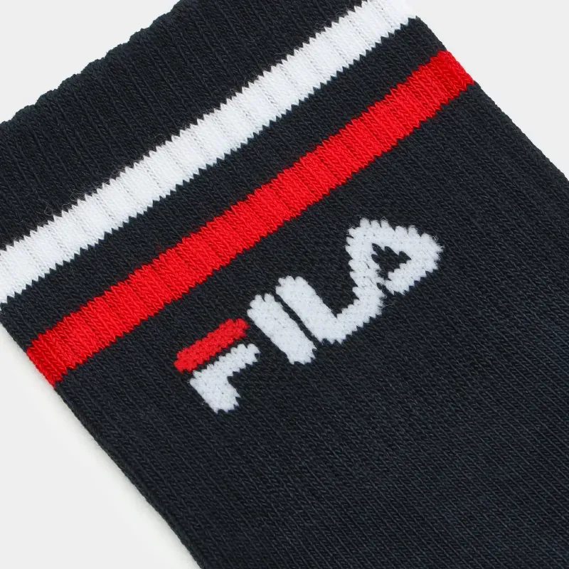 FILA MODERN HERITAGE Mid Calf Socks Women's 1 Pack Marine Blue-3
