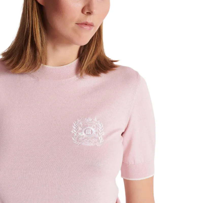 BALMAIN Emblème embroidered T shirt-6