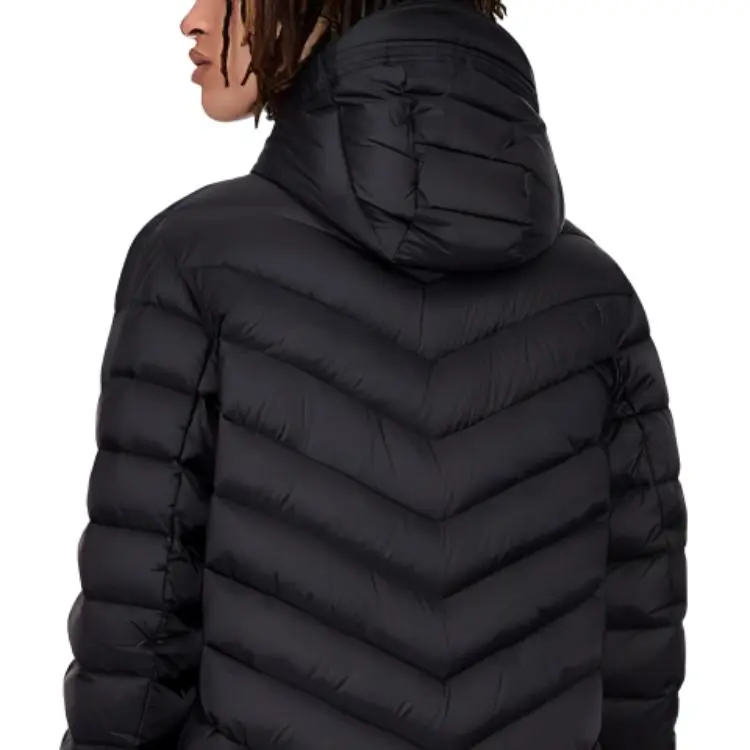 ARMANI EXCHANGE Logo print Padded Coat-3