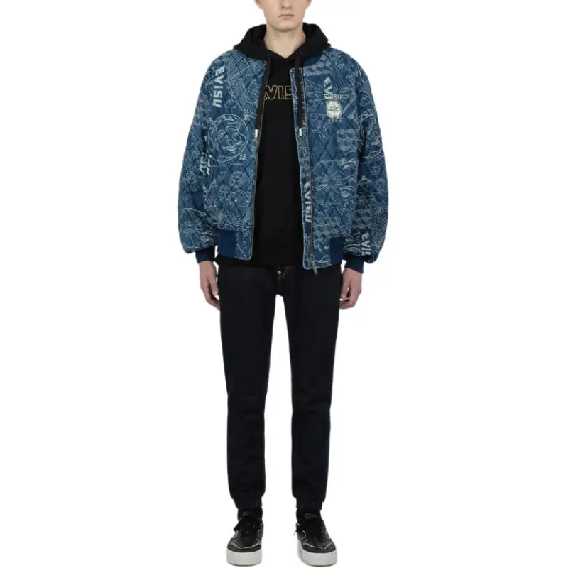 EVISU Jackets Men Blue-2