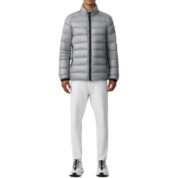 Canada Goose Down Jacket Coat Men's Silver-2