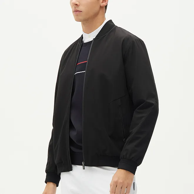 FILA Jackets Men Black-4