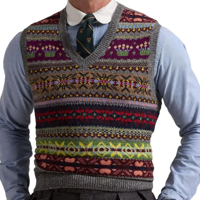 Polo Ralph Lauren Fair Isle Sweater Vest-4
