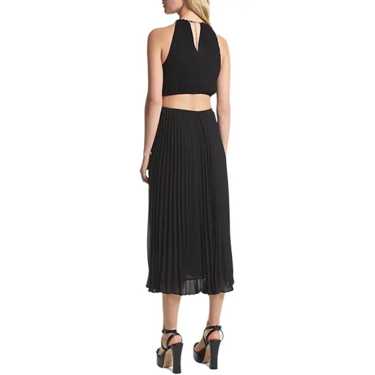 MICHAEL KORS MMK Sleeveless Dress Women's Black-1