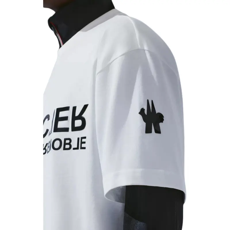 Moncler T Shirts Men Silk White-3