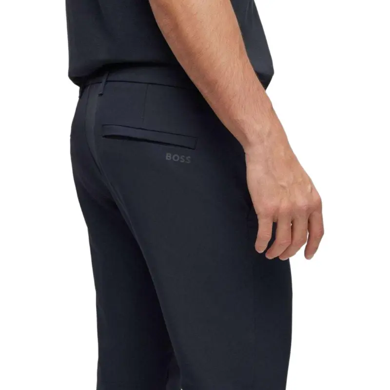 HUGO BOSS Logo print Tapered Trousers-3