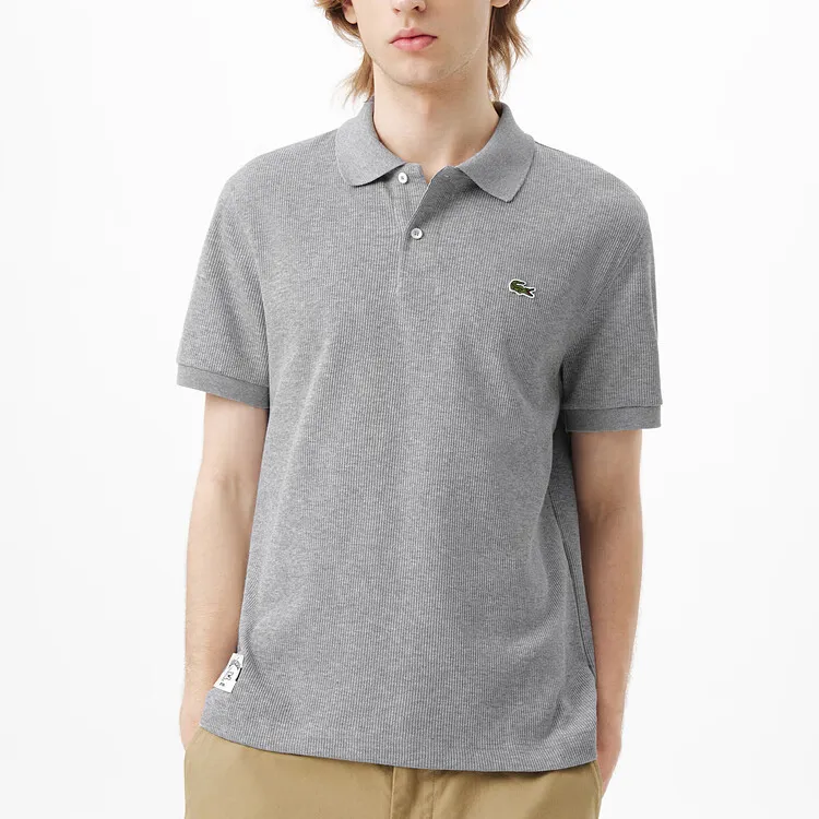 LACOSTE Polo Shirts Men Gray-1