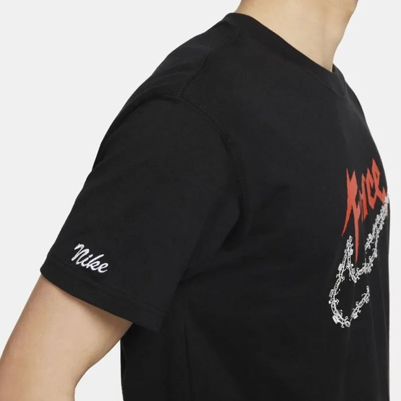 Nike T Shirts Men Black-3