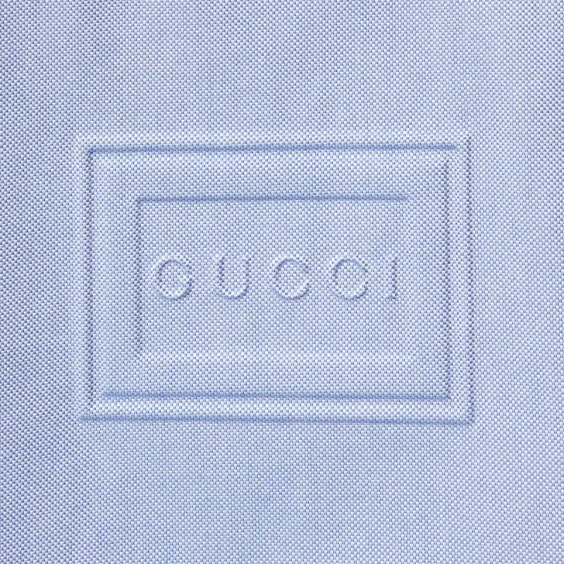 GUCCI Lido FW25 Fall Collection Shirt Men's Light Blue-5