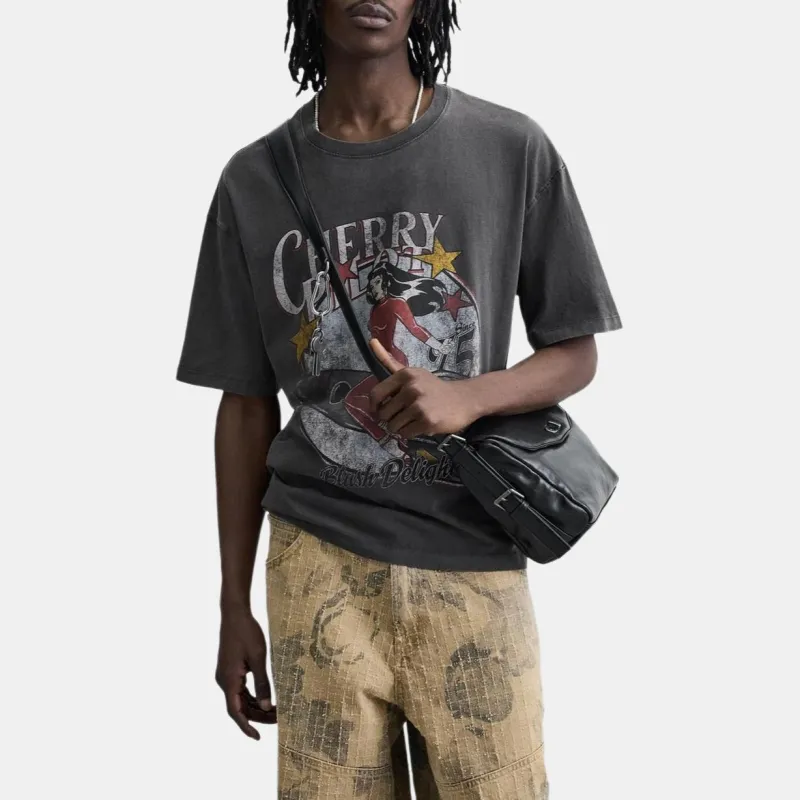 ZARA T Shirts Men Dark Taupe-4