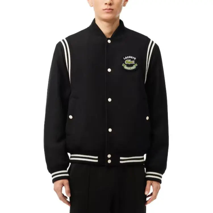 LACOSTE Varsity Logo Patch Jacket-1