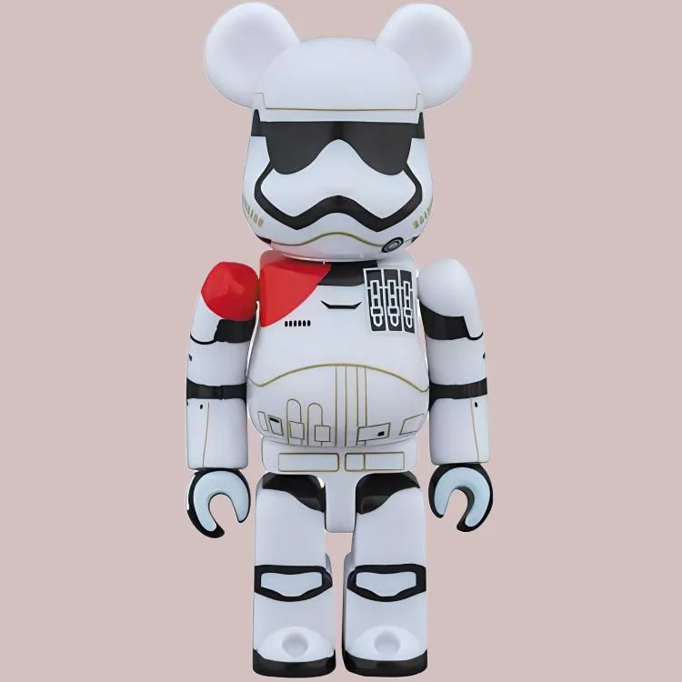 BE@RBRICK First Order Stormtrooper Officer & First Order Stormtrooper 2 Pack White-3