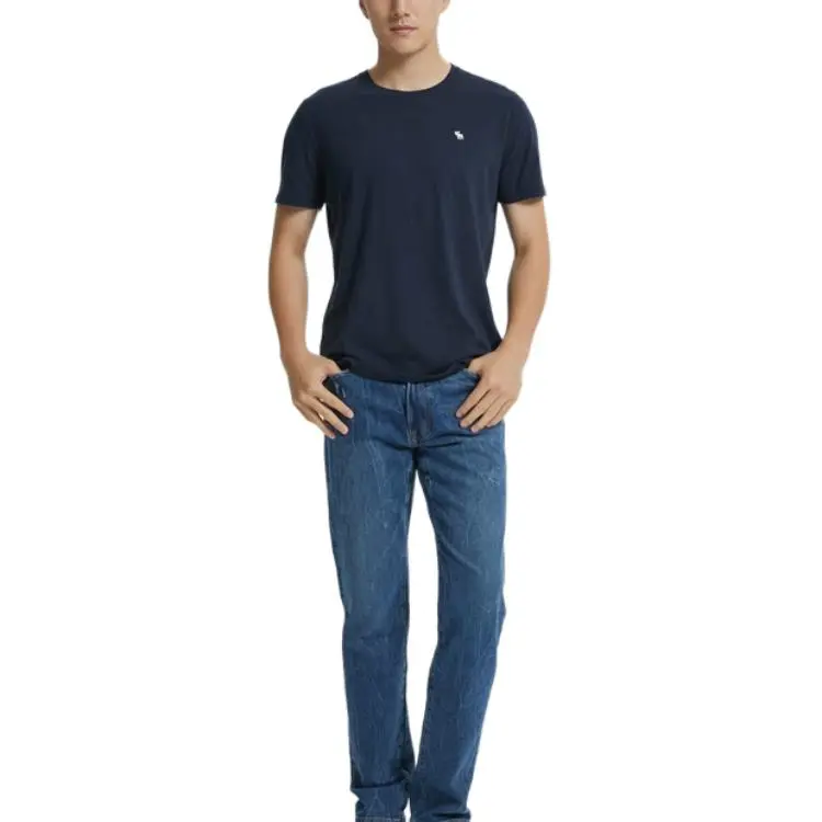 Abercrombie＆Fitch T Shirt Men's Marine Blue-2