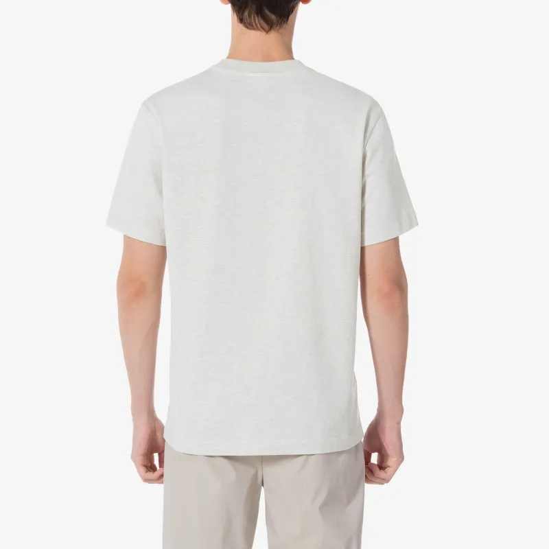 LACOSTE T Shirt Men's White Gray-2
