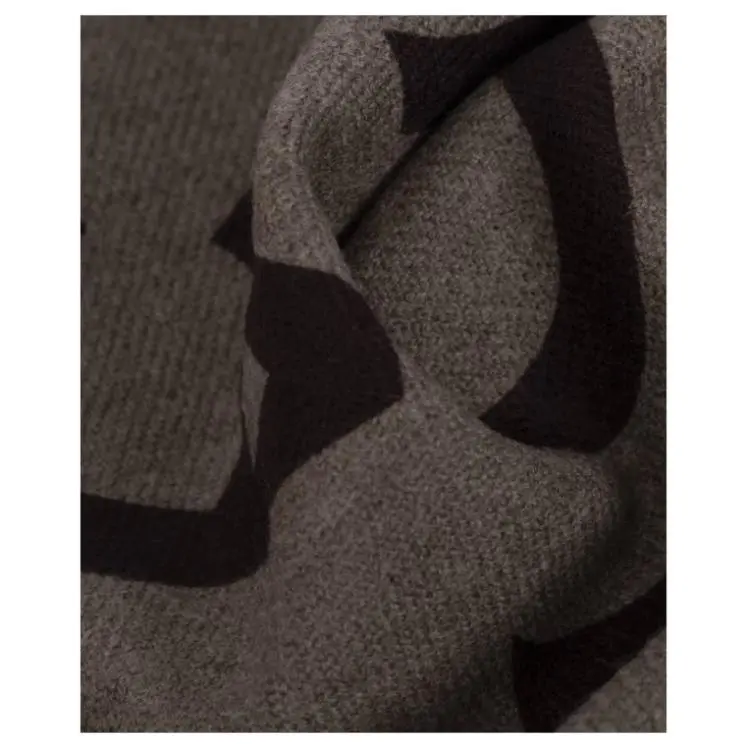 FERRAGAMO Wool Knit Scarves Women's Brown-2