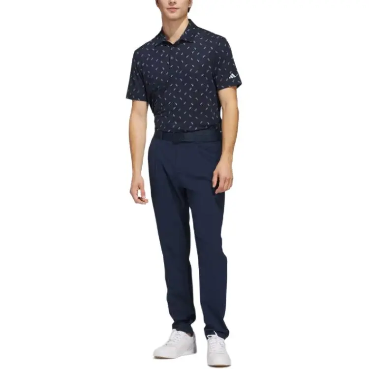 Adidas Free Shipping With AdiClub Ultimate365 Printed Mesh Polo Shirt-2