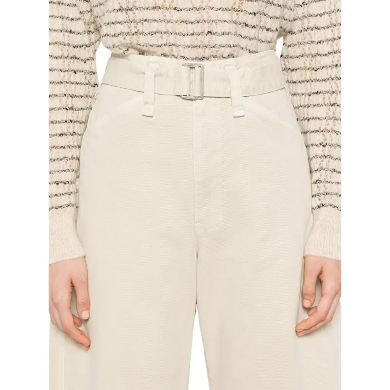 Lemaire Belted Twill Pants-4