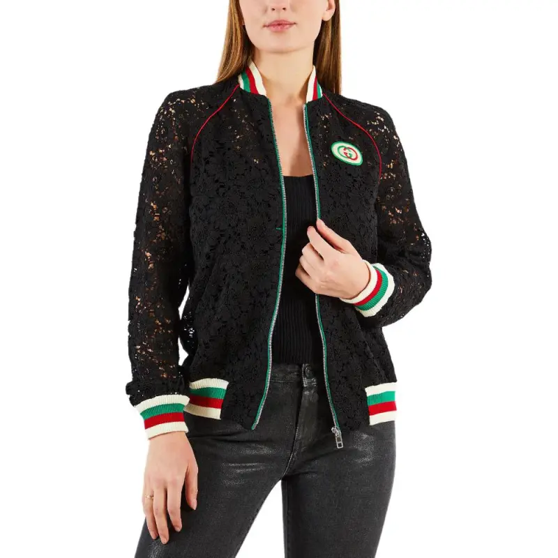 GUCCI Jackets Women's Black-3