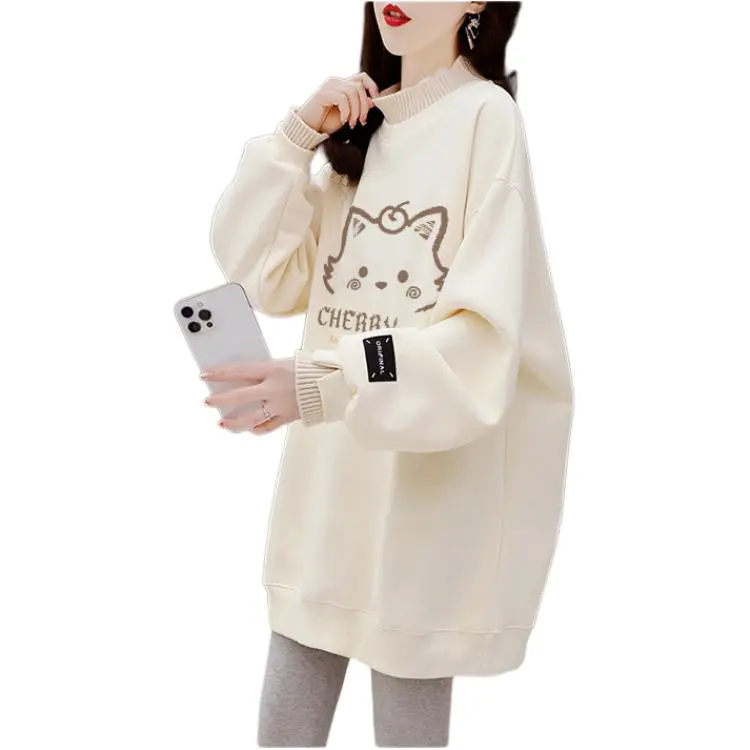 Flowers In Water Sweatshirt Women's-9