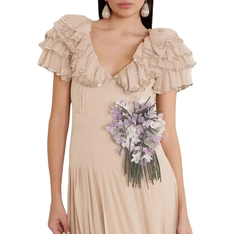 Valentino Evening Dress Women's Light Pink-3