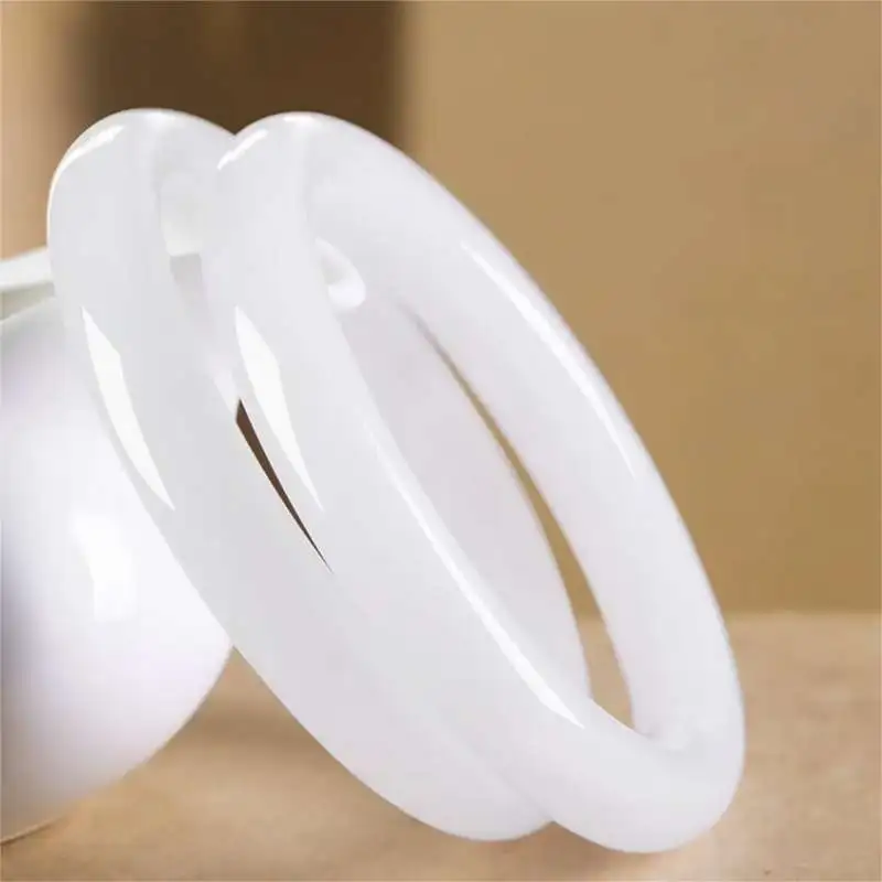 JUNWEN Golden Silk Jade Bangles Women's-7