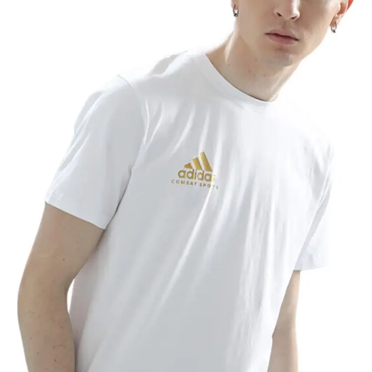 Adidas T Shirts Men White-5