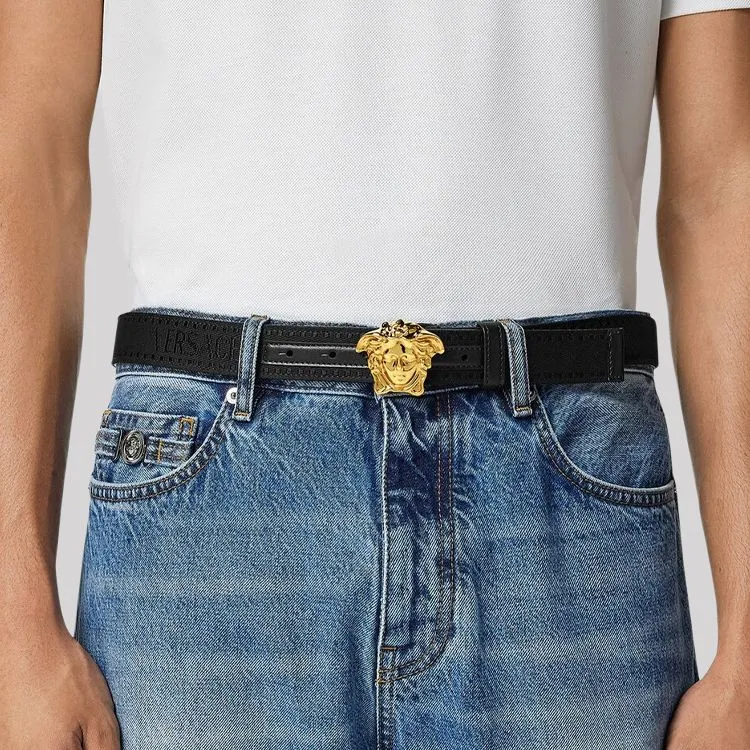 VERSACE Allover La Medusa Belt-2