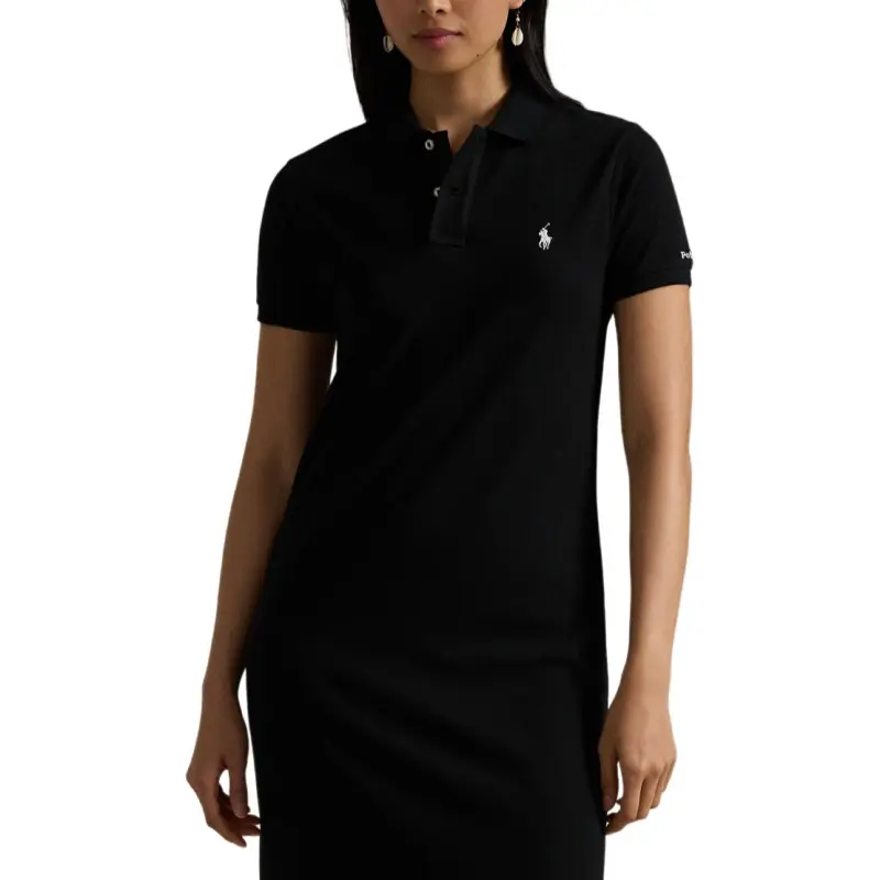Polo Ralph Lauren SS24 Short Sleeved Dresses Women's Black-2