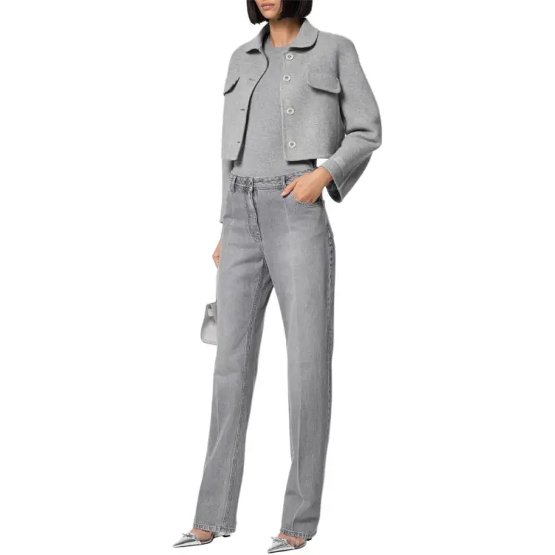 VERSACE Barocco Button-Up Cropped Jacket-1