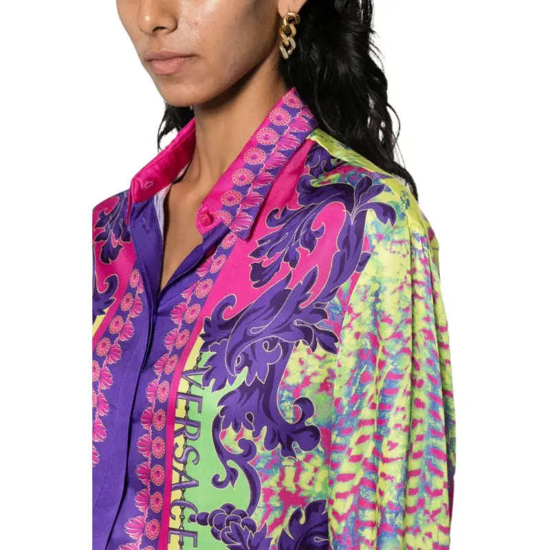 VERSACE JEANS COUTURE Graphic print Long sleeve Shirt-4