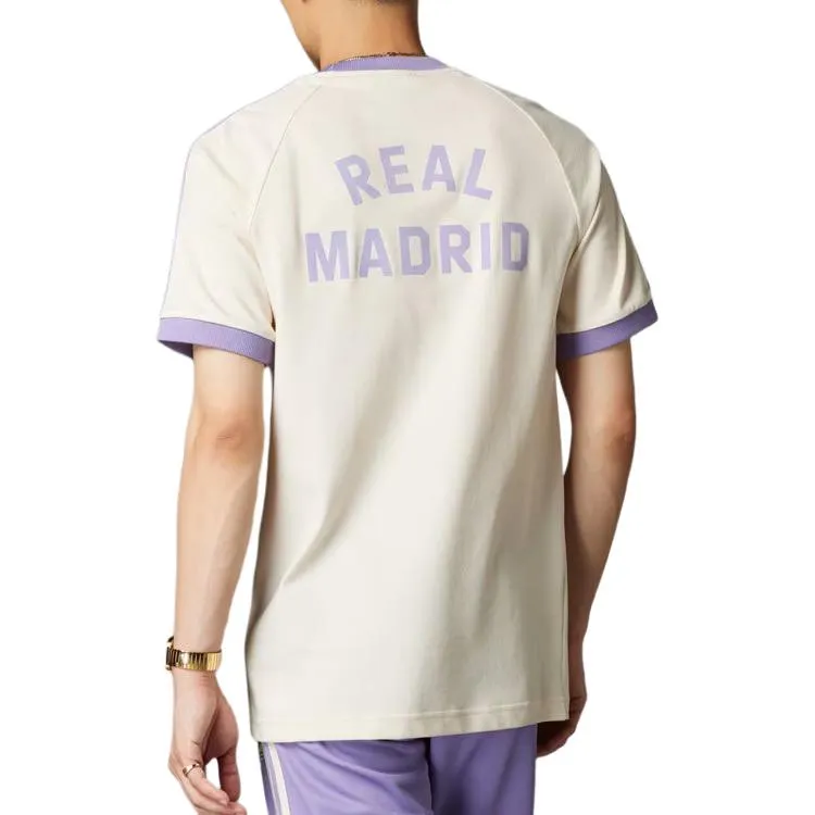 Adidas Originals Free Shipping With AdiClub Real Madrid Adicolor Classics 3 Stripes Tee-3