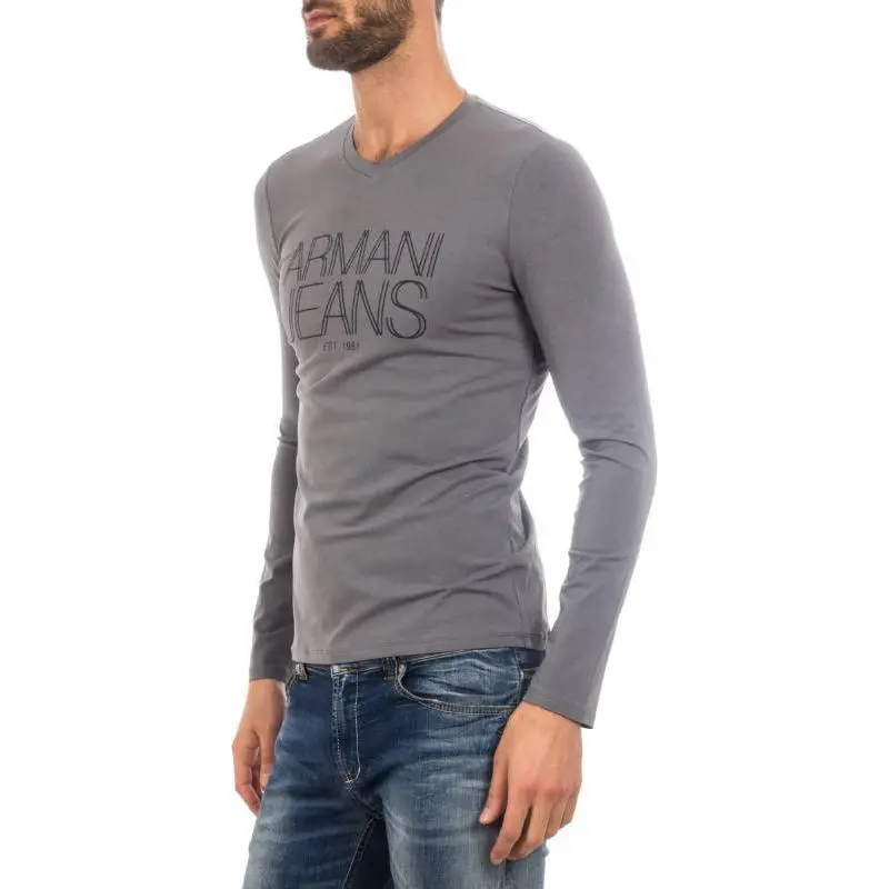 ARMANI JEANS T Shirt Men's Gray-2