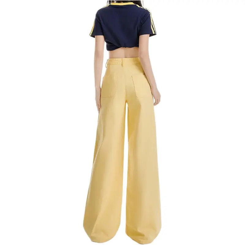 Concubine Zhu Jeans Women's Custard-5